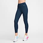 Nike Universa Women's High-Waisted 7/8 Leggings with No Front Seam