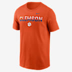 Playera universitaria Nike para hombre Clemson Primetime Kinetic - Naranja