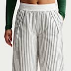 Nike Sportswear Chill Poplin Women's Loose Mid-Rise Woven Striped Pants