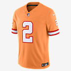 Jersey Nike Dri-FIT de la NFL Limited para hombre Emeka Egbuka Tampa Bay Buccaneers - Crema melocotón