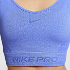เสื้อกล้ามเอวลอยแบบไร้ตะเข็บผู้หญิง Dri-FIT Nike Pro