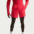 Calções de running forrados com slips de 18 cm Dri-FIT Nike Stride para homem