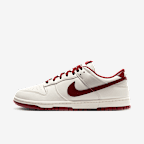 Nike Dunk Low Retro Men's Shoes - Phantom/Phantom/Team Red