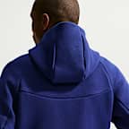 Sudadera con gorro de fútbol Nike de cierre completo para hombre de la selección nacional de fútbol masculino de Estados Unidos Tech Fleece Windrunner