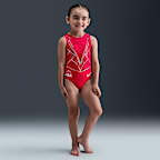 Nike Gymnastics Red Armour Leotard - Red