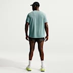 Nike Miler Nike Dri-FIT UV Kurzarm-Laufoberteil für Herren