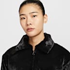 ナイキ スポーツウェア エッセンシャル ウィメンズ ルーズ プリント フェイクファー ジャケット