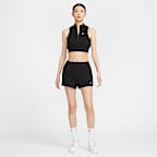 Nike Sportswear Chill Terry Women's Slim Cropped 1/2-Zip French Terry Tank Top