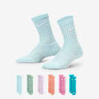 Nike Dri-FIT Performance Basics Little Kids' Crew Socks (6 Pairs)