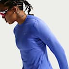 Haut de running à manches longues et col ras-du-cou Dri-FIT anti-UV Nike Swift pour femme