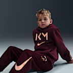 Kylian Mbappé Set aus Fleece-Hoodie und -Hose (jüngere Kinder)