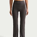 Nike Zenvy Women's High-Waisted Flared Leggings with No Front Seam