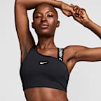 Bra deportivo de media sujeción con almohadillas para mujer Nike Pro Swoosh Asymmetrical