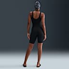 Traje de baño con piernas y cuello alto para mujer Nike Swim HydraStrong Essential