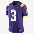 LSU Tigers Men's Nike Dri-FIT College Game Jersey - Purple