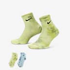 Nike Everyday Cushioned Ankle Socks (2 Pairs) - Multi-Color
