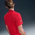 Atlético Madrid Academy Pro İç Saha Nike Dri-FIT Maç Öncesi Kısa Kollu Kadın Futbol Üstü