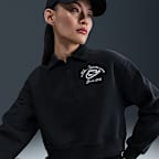 Nike Sportswear Phoenix Fleece Women's Loose Collared Pullover Top