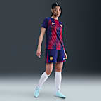 F.C. Barcelona 2025/26 Stadium Home Women's Nike Dri-FIT Football Replica Shorts