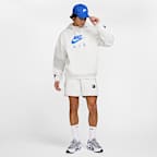 Sudadera con gorro sin cierre de tejido Fleece para hombre Nike Air