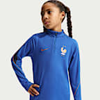 FFF Strike Older Kids' Nike Dri-FIT Football Drill Top