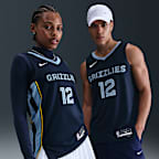 Jersey Nike Dri-FIT de la NBA Swingman para hombre Memphis Grizzlies Icon Edition - Azul marino universitario