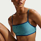 Nike Swim Women's Ripple Texture Bralette Bikini Top