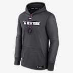 New York Mets Authentic Collection City Connect Men's Nike Therma MLB Pullover Hoodie
