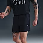 กางเกงวิ่งขาสั้น 5 นิ้วมีซับในผู้ชาย Dri-FIT Nike Stride Running Division