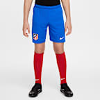 Atlético Madrid 2025/26 Stadium Home Older Kids' Nike Dri-FIT Football Replica Shorts