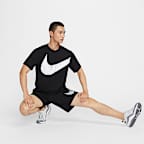 Nike Hyverse Swoosh Men's Dri-FIT Short-Sleeve Fitness Top