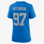 Aidan Hutchinson Detroit Lions Women's Nike NFL Game Football Jersey