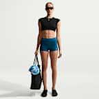 Parte de arriba cropped de natación para mujer Nike Swim