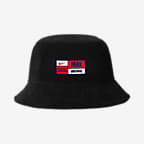 Gorro tipo pescador de fútbol Nike de pana Paris Saint-Germain - Negro