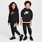 Sudadera con gorro para niños talla pequeña Nike Sportswear Club Fleece Pullover