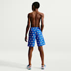 Nike Swim Breaker Big Kids' (Boys') 7" Brief-Lined Volley Short