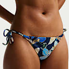 Parte inferior del bikini con cordones para mujer Nike Swim