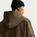 Sudadera con gorro de tejido Fleece de cierre completo para hombre Nike Solo Swoosh