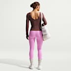 Nike Zenvy Women's High-Waisted Full-Length Leggings with No Front Seam