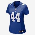 Jersey Nike de la NFL Game para mujer de Cam Skattebo de los New York Giants - Royal