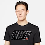Nike Dri-FIT 男款圖樣訓練 T 恤
