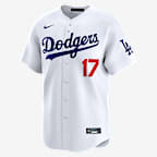 Jersey Nike Dri-FIT ADV de la MLB Limited para hombre Shohei Ohtani Los Angeles Dodgers - Blanco