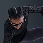 Nike Tempo Flash Dri-FIT-løbetrøje med 1/4 lynlås til kvinder