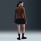 ナイキ スポーツウェア チル ニット ウィメンズ スリム ロングスリーブ モックネック Tシャツ