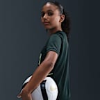 Kortärmad fotbollströja Kylian Mbappé Academy Nike Dri-FIT för ungdom