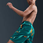 Shorts de vóleibol de 18 cm con forro de ropa interior para niño talla grande Nike Swim Breaker