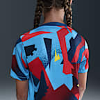 FC Barcelona Academy Pro Fourth Nike Dri-FIT-opvarmningstrøje til fodbold til større børn