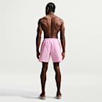Shorts de playa o alberca con forro de ropa interior de 18 cm con textura acanalada para hombre Nike Swim Breaker