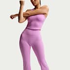 Nike Zenvy Women's High-Waisted Flared Leggings with No Front Seam