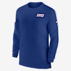New York Giants Sideline Coach Men's Nike Dri-FIT NFL Long-Sleeve Top
